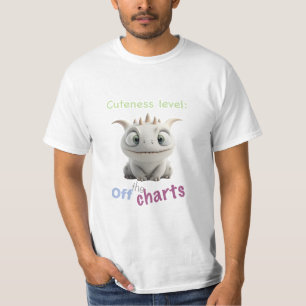 Little Dragon Cuteness Level Cute Adorable Funny T-Shirt