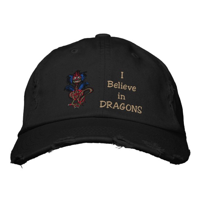 Little Dragon Embroidered Hat (Front)