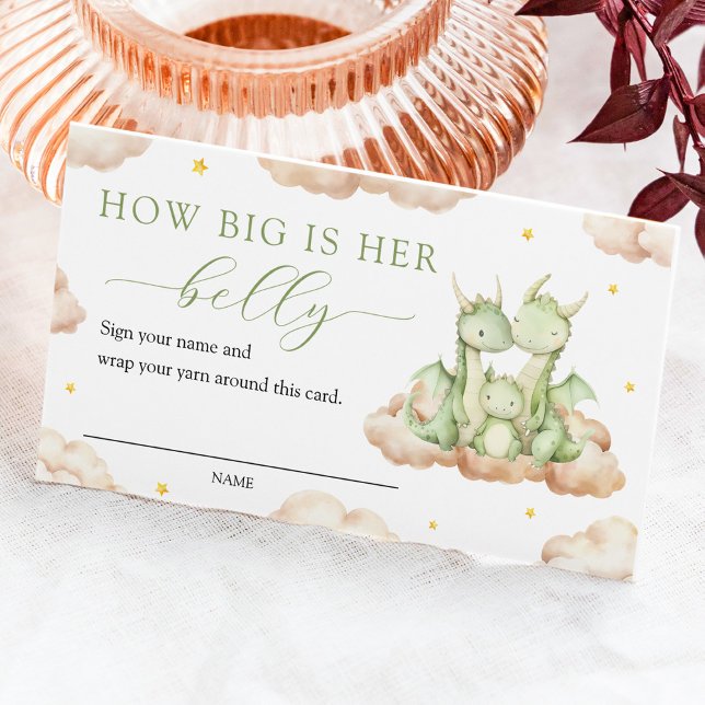 Little Dragon How Big is Her Belly Game Enclosure Card (Creator Uploaded)