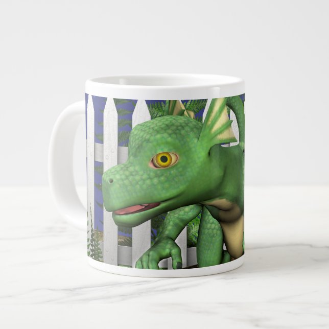 Little Dragon Large Coffee Mug (Front Left)