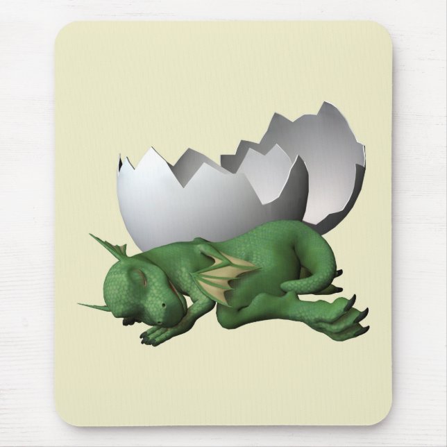 Little Dragon Mouse Mat (Front)