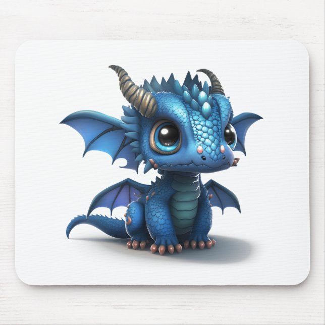 Little Dragon Mouse Mat (Front)