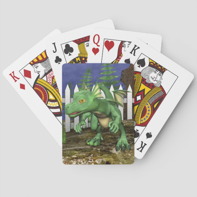 Little Dragon Playing Cards (Back)