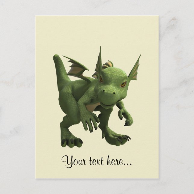 Little Dragon Postcard (Front)