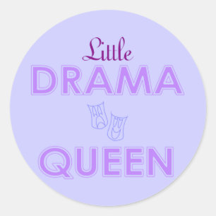 Little Drama Queen Stickers