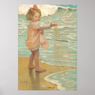 Little Drops of Water by Jessie Wilcox-Smith Poster