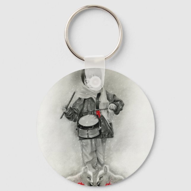 Little drummer boy Keychain (Front)