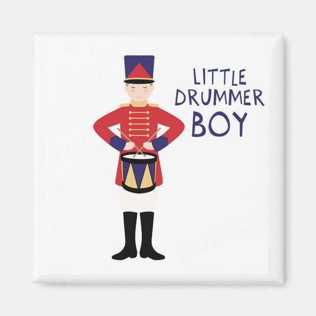 Little Drummer Boy Magnet (Front)