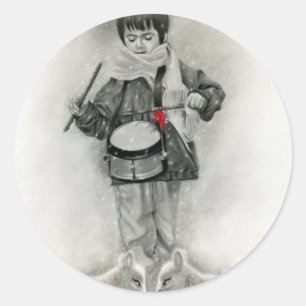 Little drummer boy Sticker