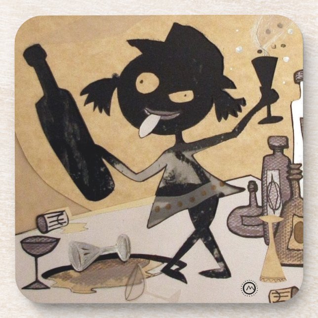 little drunk coaster (Front)