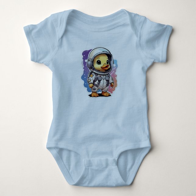 Little Duck  Baby Bodysuit (Front)