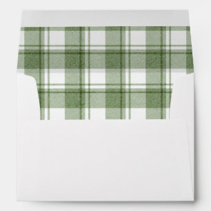 Little Duckling   Classic Neutral Gingham Envelope