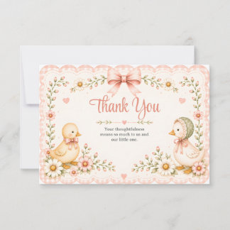 Little Duckling Dreams Thank You Card