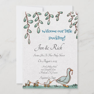 Little Duckling  Invitation