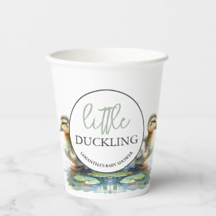 Little Duckling Paper Cups for Baby Shower