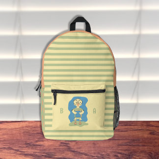 Little Duckling Stripes and Pawprints Kid Backpack