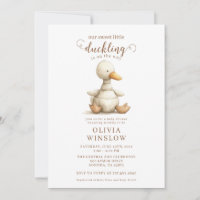 Little Duckling Watercolor Baby Shower