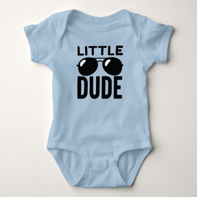 Little Dude Baby Bodysuit (Front)