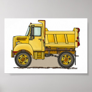 Little Dump Truck Poster