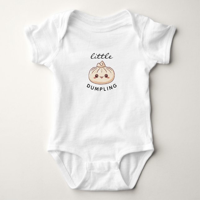 Little Dumpling  Baby Bodysuit (Front)