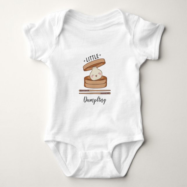 Little Dumpling  Baby Bodysuit (Front)