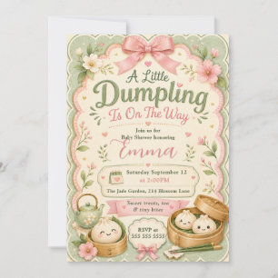 Little Dumpling Baby Shower Invitation