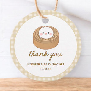 Little Dumpling Baby Shower Thank You Favour Tags