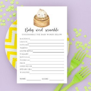 Little dumpling Baby Word Scramble Game