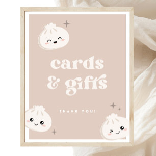 Little Dumpling Bao Dim Sum Cards & Gifts Sign