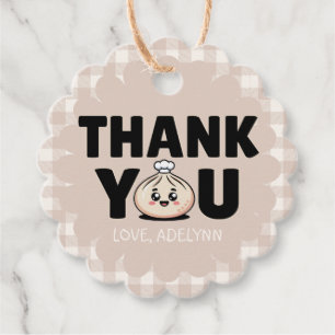 Little Dumpling Bao Dim Sum Thank You Favours Favour Tags