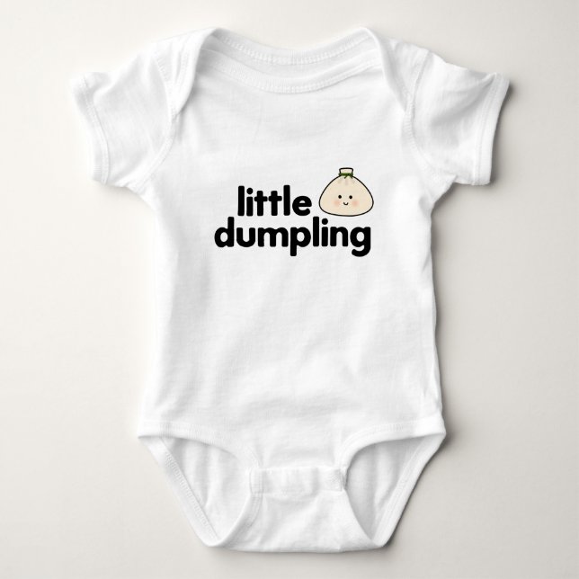 Little Dumpling One-Piece Baby Bodysuit (Front)