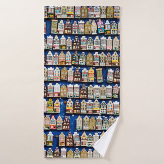 Little Dutch souvenirs and gifts - shoes windmills Bath Towel