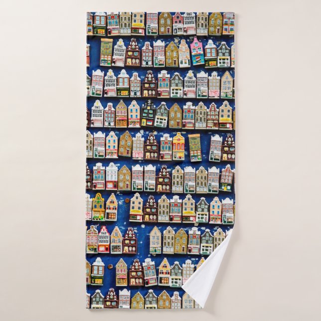 Little Dutch souvenirs and gifts - shoes windmills Bath Towel (Bath Towel)