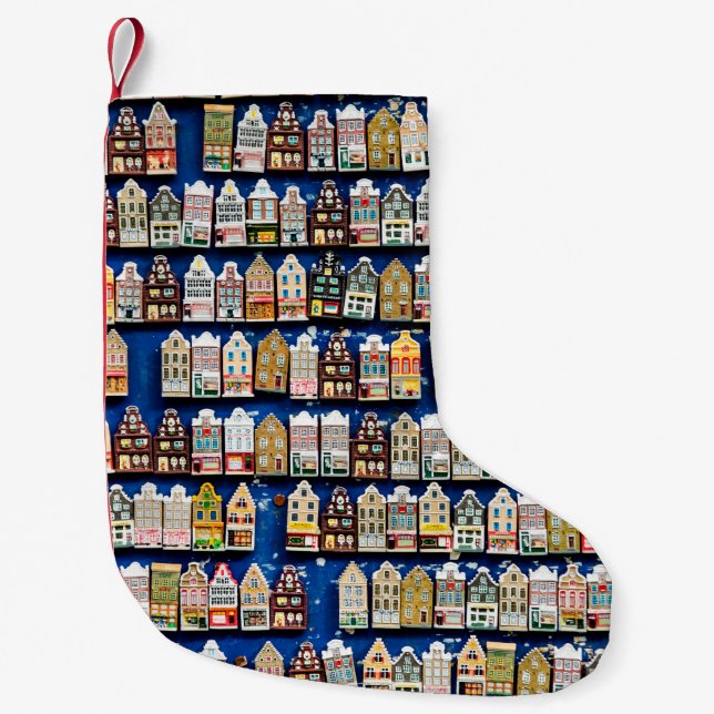 Little Dutch souvenirs and gifts - shoes windmills Small Christmas Stocking (Front)