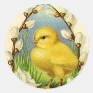 Little Easter Chick Stickers