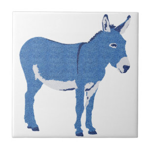 Little Eddie Donkey's Not Really Blue Tile