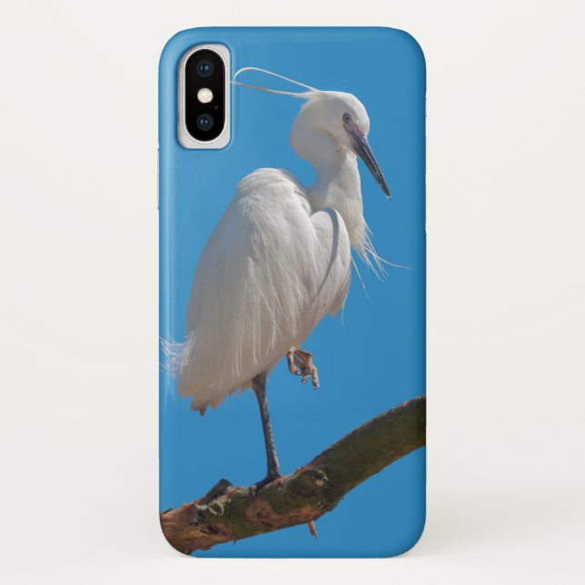 Little Egret iPhone X Case (Back)