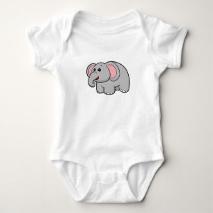 Little Elephant Baby Bodysuit