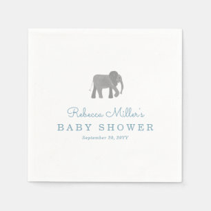 Little Elephant Baby Shower Napkin