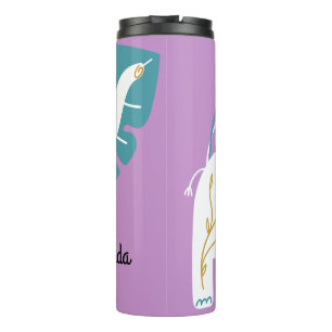 Little Elephant Boho Custom Name Thermal Tumbler