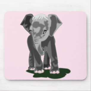 Little Elephant Mouse Mat