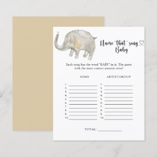 Little Elephant Name that Baby Song