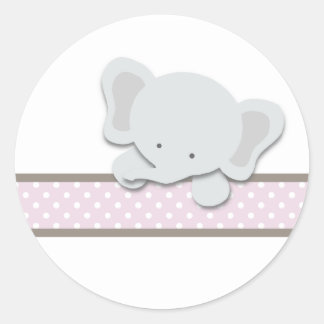 Little Elephant {Pink} | Stickers