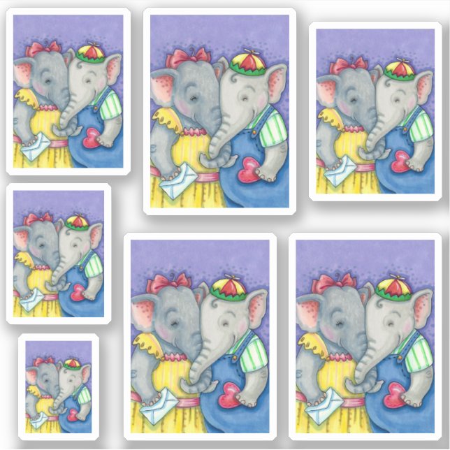 LITTLE ELEPHANT SWEETHEARTS GIRLFRIEND BOYFRIEND (Front)