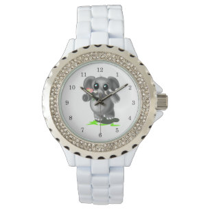Little Elephant with Flower Watch Gift