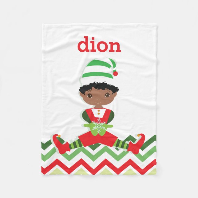 Little Elf | Christmas Blanket (Front)