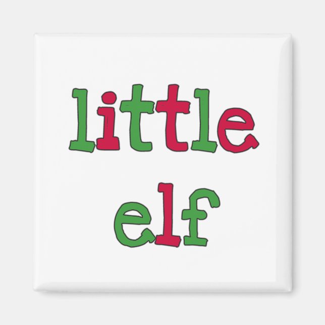 Little Elf Holiday T-shirts and Gifts Magnet (Front)