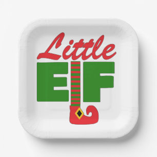 Little Elf Paper Plate