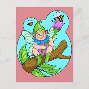little Elf Postcard