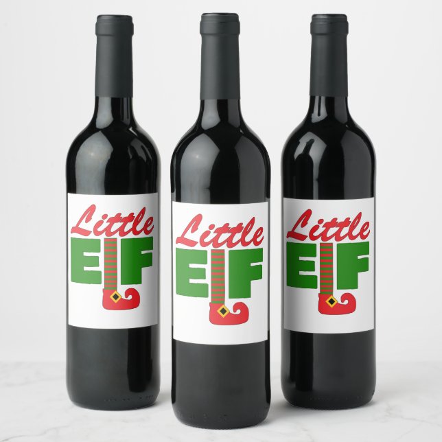 Little Elf Wine Label (Bottles)